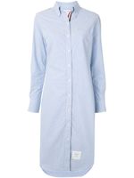 Thom Browne robe-chemise Oxford mi-longue - Bleu