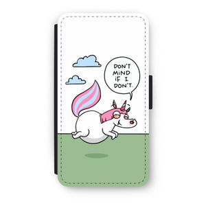 Unicorn: iPhone XS Flip Hoesje