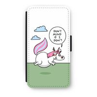 Unicorn: iPhone XS Flip Hoesje