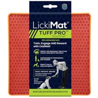LickiMat PRO Tuff Fopspeen voor honden, Heavy Duty hondenlikmat, rustiger, alternatief voor puzzelspeelgoed en langzame voederkommen. Perfect voor pindakaas, yoghurt, gezonde lekkernijen en afleiding.