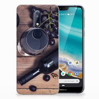 Nokia 7.1 Siliconen Case Wijn