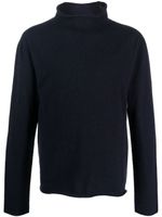 Jil Sander pull en cachemire à col roulé - Bleu