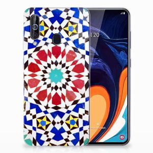 Samsung Galaxy A60 TPU Siliconen Hoesje Mozaïek