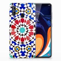 Samsung Galaxy A60 TPU Siliconen Hoesje Mozaïek