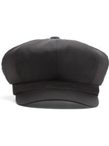 Prada chapeau Re-Nylon à logo triangulaire - Noir