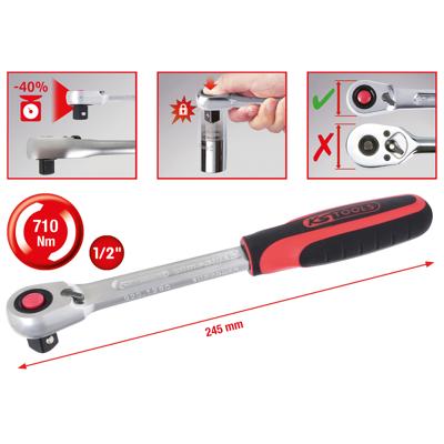 KS Tools 920.1290 ratelsleutel Chroom-vanadium staal 72 stuk(s)