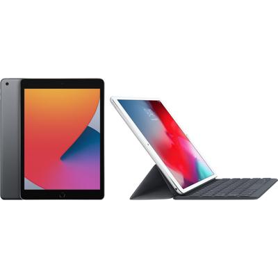 Apple iPad (2020) 32 GB Wifi Space Gray + Smart Keyboard Apple iPad (2020) 32 GB Wifi Space Gray + Smart Keyboard