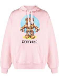 Moschino hoodie à logo - Rose