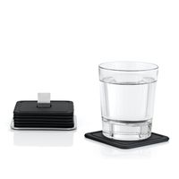 Blomus TRAYAN • Set van 6 onderzetters • Zwart