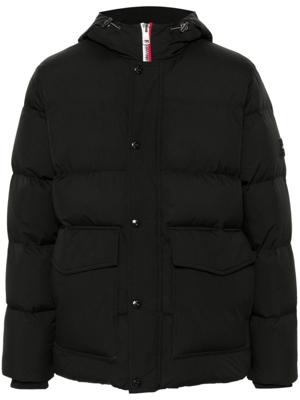 Tommy Hilfiger veste matelassée à patch logo - Noir Tommy Hilfiger veste matelassée à patch logo - Noir