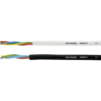 Helukabel H05VV-F Geïsoleerde kabel 3 G 2.50 mm² Zwart 29478-1000 1000 m