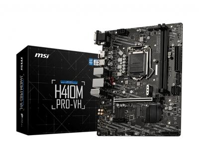 MSI H410M PRO-VH moederbord LGA 1200 Micro ATX Intel H410