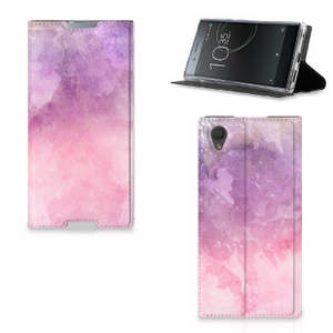 Bookcase Sony Xperia L1 Pink Purple Paint