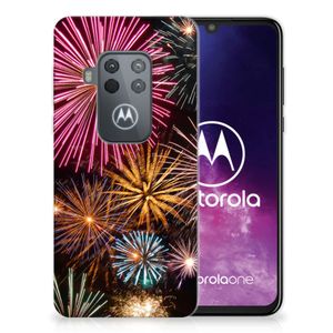 Motorola One Zoom Silicone Back Cover Vuurwerk