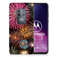 Motorola One Zoom Silicone Back Cover Vuurwerk - thumbnail