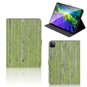 iPad Pro 11 2020/2021/2022 Tablet Book Cover Green Wood