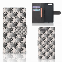 Huawei P10 Telefoonhoesje met Pasjes Salamander Grey