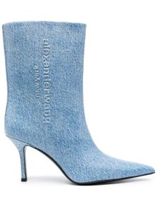 Alexander Wang bottines Delphine 90 mm en jean - Bleu