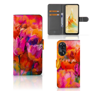 Hoesje OPPO Reno8 T 4G Tulips