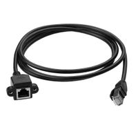 CAT5e Network Extension Cable, 30CM,Black