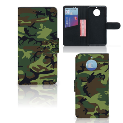 Moto G5S Telefoon Hoesje Army Dark