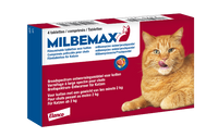 Milbemax ontworming kat vanaf 2 kilo, 4 tbl