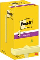 Post-It Super Sticky Z-Notes, 90 vel, ft 76 x 76 mm, geel, pak van 12 blokken - thumbnail