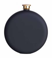 BarCraft heupfles 350 ml RVS matzwart/koper