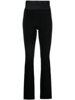 Alexander Wang pantalon à taille à logo - Noir - thumbnail