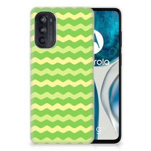 Motorola Moto G52/G82 TPU bumper Waves Green