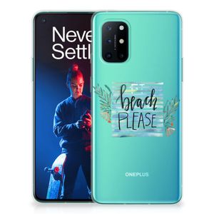 OnePlus 8T Telefoonhoesje met Naam Boho Beach