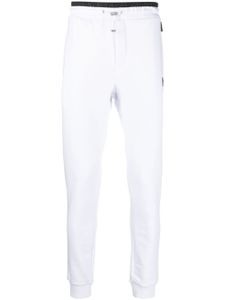 Philipp Plein pantalon de jogging à patch logo - Blanc