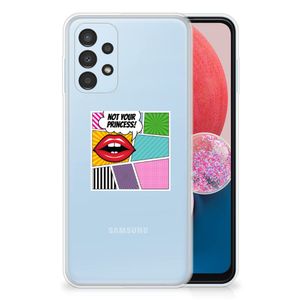 Samsung Galaxy A13 4G Silicone Back Cover Popart Princess