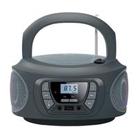 Radio CD FONESTAR Boom-ONE-G Grijs 4 W RMS Bluetooth FM USB/MP3 AUX in oorschelpen lichteffecten