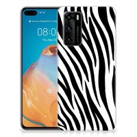 Huawei P40 TPU Hoesje Zebra