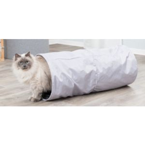 TRIXIE SPEELTUNNEL XXL STOF GRIJS 85X35X35 CM