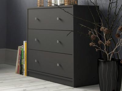 Commode MAYU 3 lades grijs