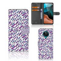 Xiaomi Poco F2 Pro Telefoon Hoesje Feathers Color - thumbnail