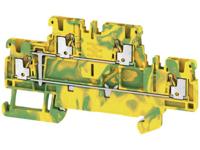 2-lagige randaardeklem Weidmüller A2T 1.5 PE 2469410000 Geel, Groen 50 stuk(s)