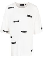 Mostly Heard Rarely Seen t-shirt à patchs logo - Blanc