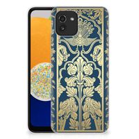 Samsung Galaxy A03 TPU Case Beige Flowers