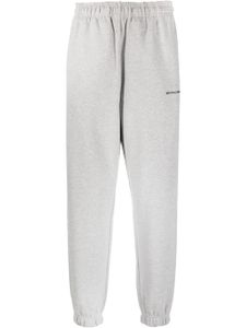 MONOCHROME logo-print cotton track pants - Gris