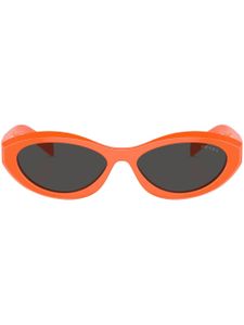 Prada Eyewear lunettes de soleil à monture papillon - Orange