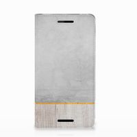 Nokia 2.1 2018 Book Wallet Case Wood Concrete