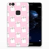 Huawei P10 Lite TPU Hoesje Sleeping Cats