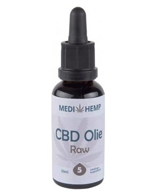 MediHemp Biologische CBD Olie Raw 5% Naturel 30 ml