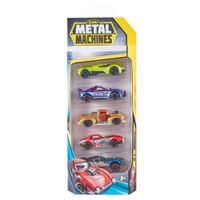 Zuru Metal Machines Die-Cast Auto&apos;s 5 Stuks Assorti - thumbnail