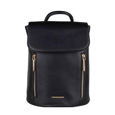 Mister Miara vegan leather rugzak zwart