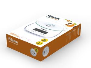 Tristar KW-2445 Keukenweegschaal Digitaal Weegbereik (max.): 5 kg Wit