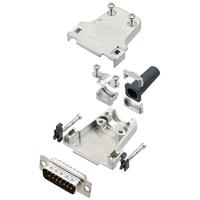 TRU COMPONENTS TCDTZF15DBPK 7709800 D-SUB penlijstset 180 ° aantal polen (num): 15 soldeerbeker 1 st.